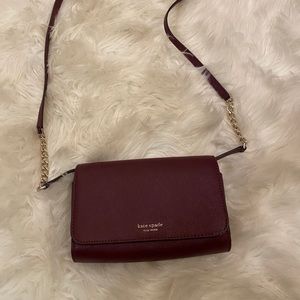 Kate spade ♠️ burgundy mini purse